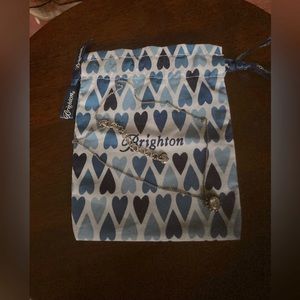 ☀️Brighton silver plated necklace fine quality crystal.